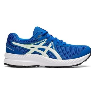 Asics Contend 7 Grade School Electric Blue/White Size 3